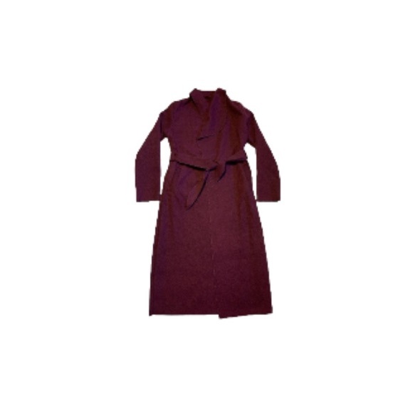 Vintage Long Thin Purple Coat - Women’s Size Small - Picture 1 of 8